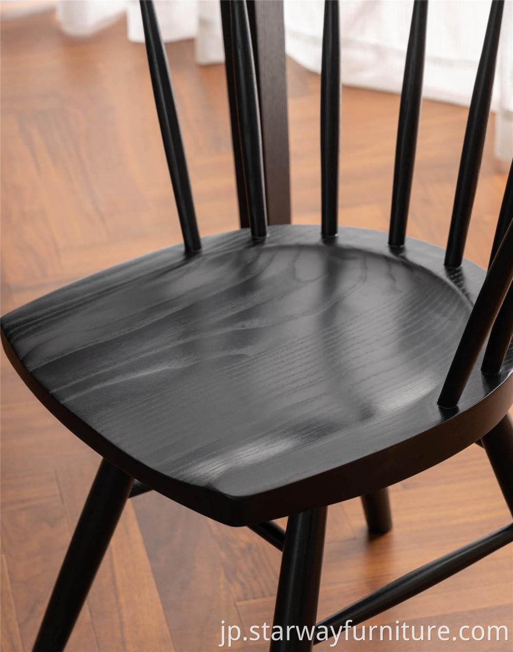 Windsor Back Wood Chair